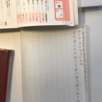 頻出度順　四字熟語②　練習途中の記事動画