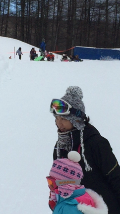 初めての雪山の記事動画