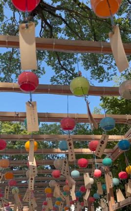 葉月のお朔日参り（現人神社）の記事動画