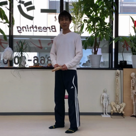 背中を反る力と呼吸力の画像