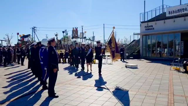 一日寄居警察署長の記事動画