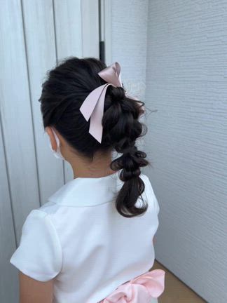 キッズヘアセット☆発表会ヘアの記事動画