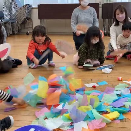 春のイベントリトミック 都筑区中川の記事動画