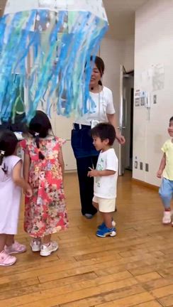 夏のお楽しみリトミック開催しました 都筑区中川の記事動画