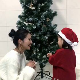 4900円のクリスマスツリーを飾ってみた。の画像
