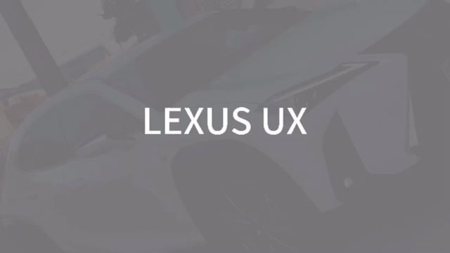 LEXUS UX F Sport イメージPV！！の記事動画