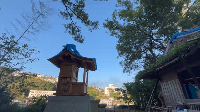 鹿児島 長田神社様の新しい宮ができました。の記事動画