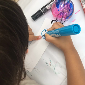 風鈴作りの画像