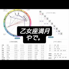 乙女座満月の画像