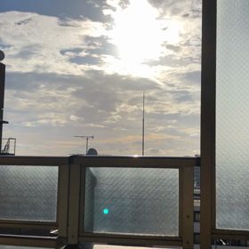 朝陽浴び　心地よい風に吹かれ　気持ちいい〜の画像