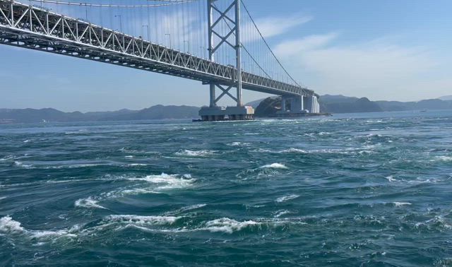 四国の旅①徳島鳴門海峡の記事動画