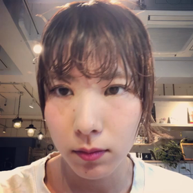 前髪パーマの画像