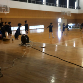 練習試合でバレー復帰？？！の画像
