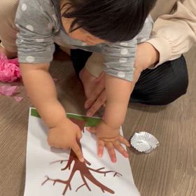 製作リトミックの様子②の画像
