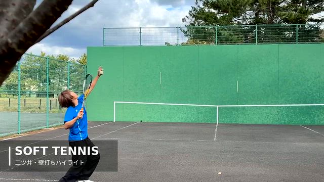 雨との時間勝負！テニス馬鹿、二ツ井で壁打ち修行の巻☁️の記事動画
