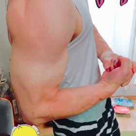 バキバキやないか～いっｷｭ━(*´ ｪ ` *)━ﾝ。♥の画像