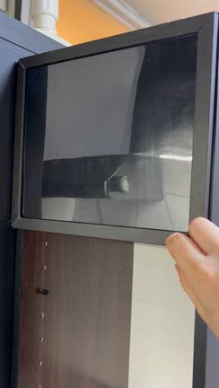 セリア　フォトフレームを扉にDIYの記事動画