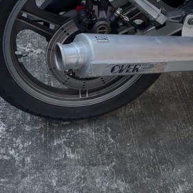 GPz400F OVERサイレンサー加工完了の画像