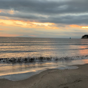 10月おわりは材木座海岸にの画像