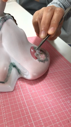 ポーセラーツ生徒様作品＊奥が深い！ポーセラーツのお雛様②の記事動画