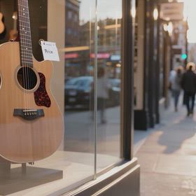 26.4.8クマのココ君　ギターを買いにの画像