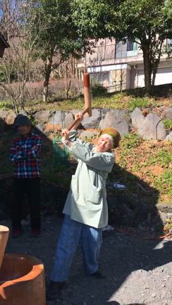 伊豆高原椿油お誕生日お祝い餅つき会の記事動画