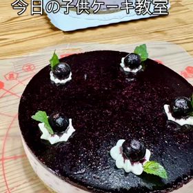 今日の子供ケーキ教室の画像