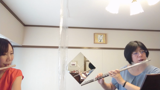 お手製「フルート用フェイスシールド」の記事動画
