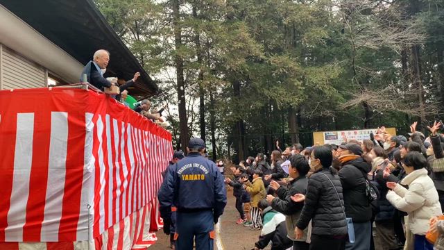 諏訪神社　節分祭の記事動画