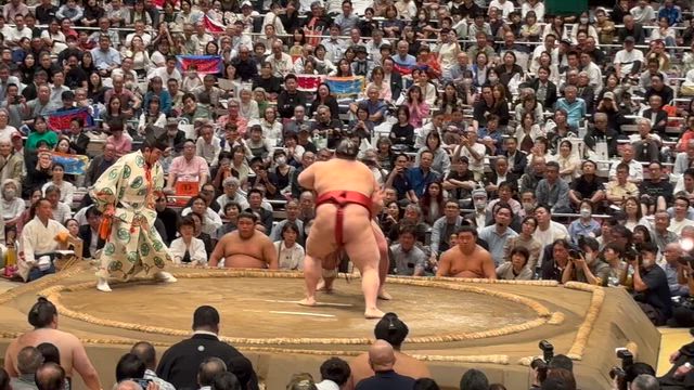 大相撲秋場所　四日目　現地観戦③の記事動画