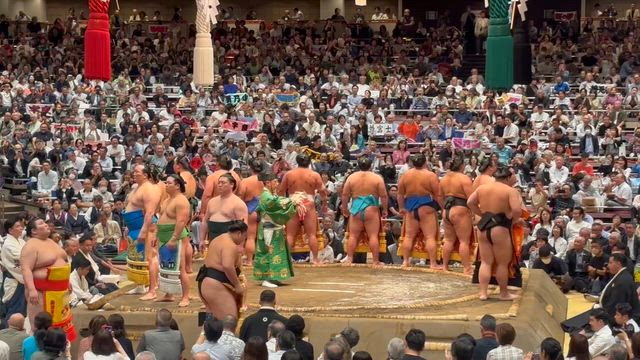 大相撲秋場所　四日目　現地観戦③の記事動画