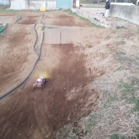 夕闇が迫るFDFでの画像