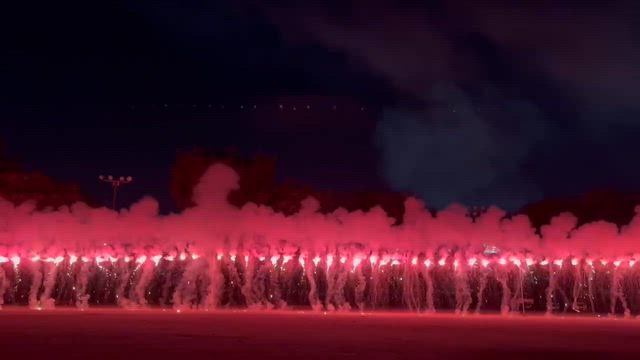 冬の花火の記事動画