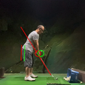 なかなか綺麗に打てずの画像