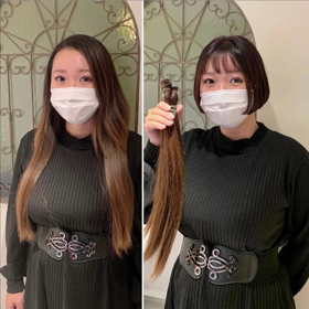 今年も多くのお客様にヘアドネーションにご協力いただき、誠にありがとうございました！の画像