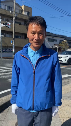 希望ヶ丘団地入り口交差点でご挨拶の記事動画