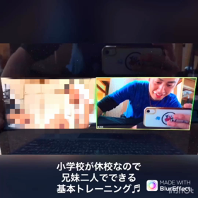 子供たちのエクササイズ♬の画像