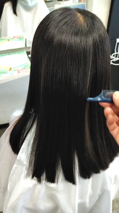 縮毛矯正＆酸熱トリートメントで艶髪の記事動画
