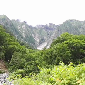 梅雨の合間の湯檜曽の上流への画像