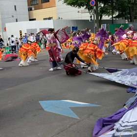 よさこい〜旗持ちは凄すぎて感動したよ！の画像