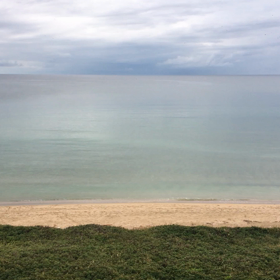 今日もいつもの砂浜への画像