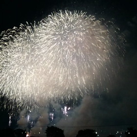 花火大会で少し寂しさを感じるの画像
