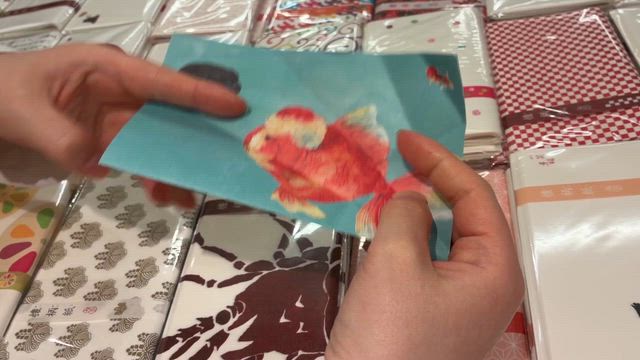 和詩倶楽部さんで教えて頂いたお箸入れの折り方の記事動画