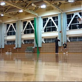 【バスケ】スリーの自主練の画像