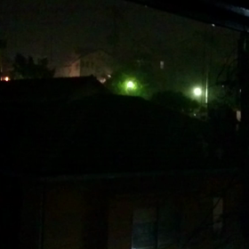 台風直撃なう。の画像