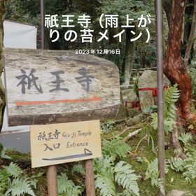 祇王寺にての画像