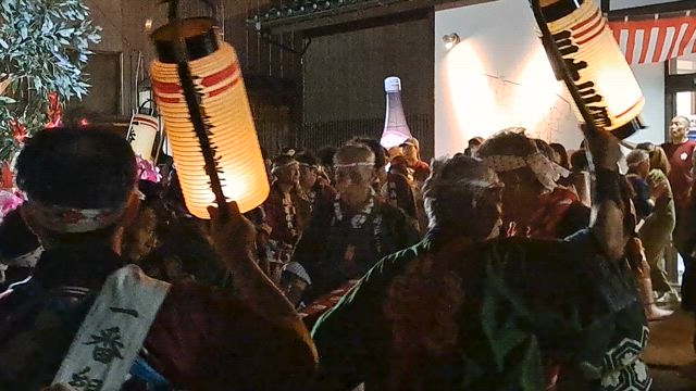 浴衣で袋津祭りとまち歩きの記事動画