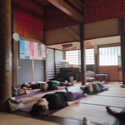 法信寺deお寺ヨガの記事動画