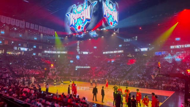 ドルフィンズを応援に沖縄アリーナへの記事動画