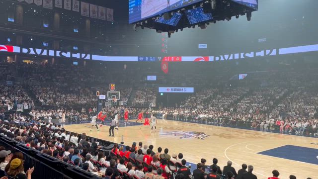 ドルフィンズを応援に沖縄アリーナへの記事動画